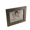 5*7 Inch modern black family concave barn wood timber picture frame