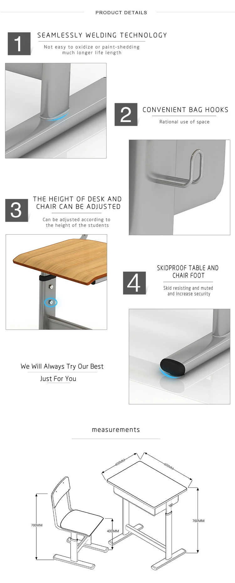 small classroom desk