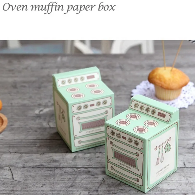 Cute Cheap Wholesale Paper Cupcake Box Single Cupcake Bouquet Box Buy