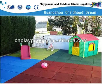 Hc 074h Kids Play Area Soft Rubber Floor Tiles In Garden Buy
