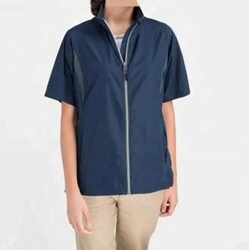 ladies short sleeve golf rain jacket