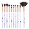10 marble makeup brush eye makeup brush set of eye shadow brush beauty tools cross-border foreign trade hot style