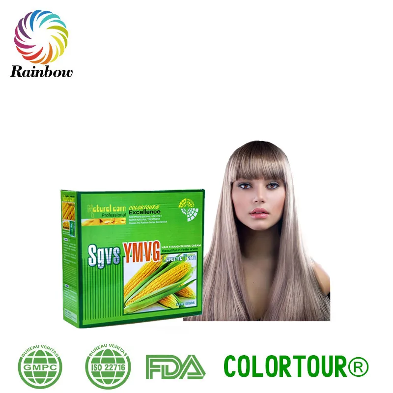 Colortour Price Hair Relaxer Straightening Private Label Hair