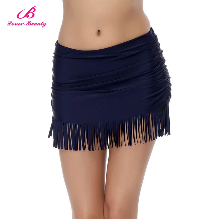 Summer Sexy Dark Blue Tassels Swimming Bodycon Tight Short Skirt Buy Short Skirt,Summer Skirt