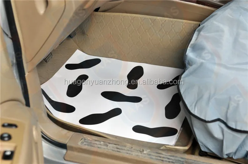 plastic coated paper floor mats