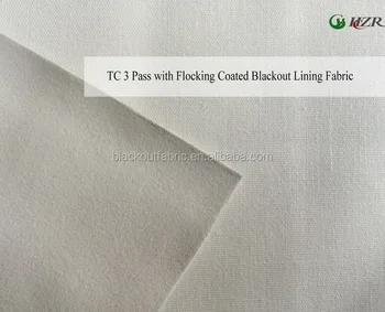 Polyester Cotton Material Acrylic Coating Blackout Curtain And
