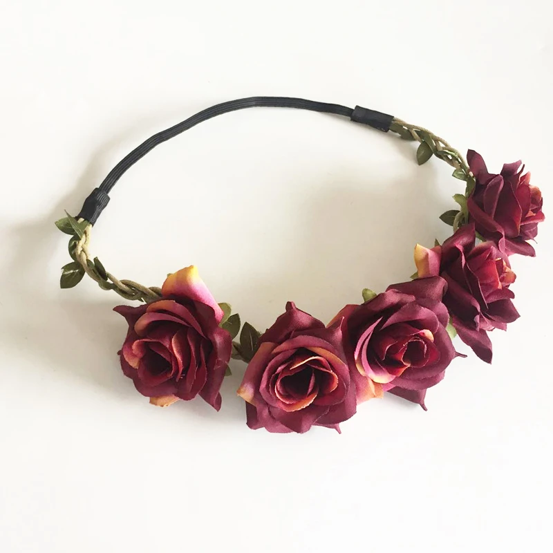 Find A Wholesale red flower crown For Glamor And Style 