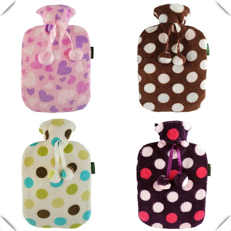 rubber luxury target hot water bottle with fleece cover_11