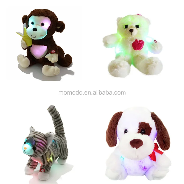 glowing plush dog