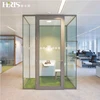 Good quality tempered glass floor to ceiling office partitions