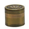 Metal Smoking Weed Grinders 40MM 4 Piece Sharp Diamond Teeth Zinc Alloy Tobacco Herb Grinder Weed Crusher Accessories