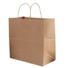 Twisted Handle Brown Kraft Paper Bag Garment packaging carrier bag