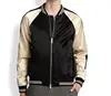 Hip pop streetwear custom satin baseball jacket for men