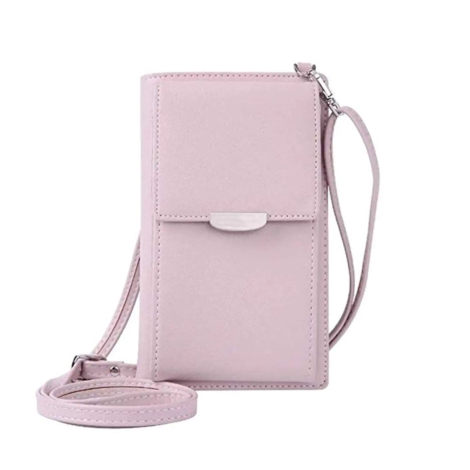 Buy Small Crossbody Bag Leather Cell Phone Bag Purse Wallet with strap for Women Girl in Cheap ...