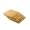 modern design table placemat square bamboo wooden coaster