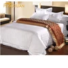 Professional hotel linen Products stripe design bed sheet 800 thread with logo
