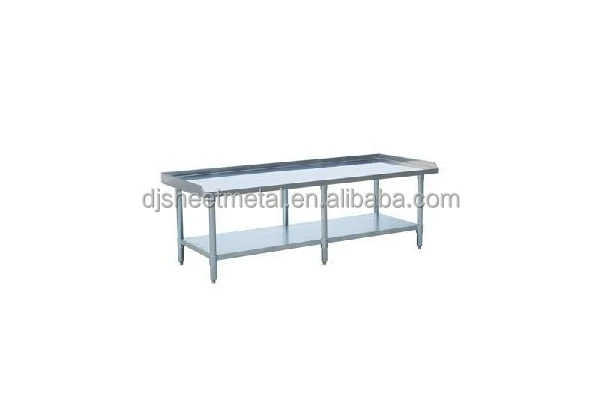 What are some different types of stainless steel tables?