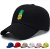 Factory Offer 6 Panel Custom Logo Mens women Fruit Pattern Embroidered Baseball Hat, Baseball Cap