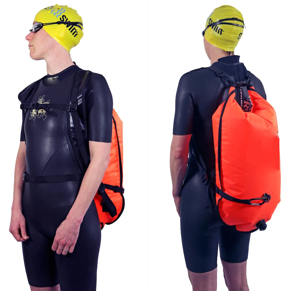 swimming backpack float