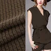 95%T 5%SP knitting solid dyed jacquard knitting fabric for coat