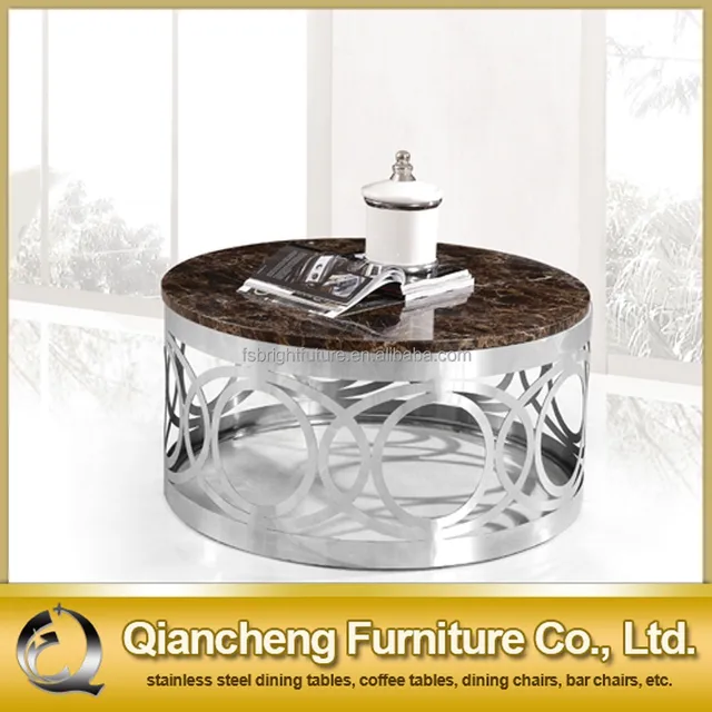 2017 <strong>round</strong> marble and granite top coffee table modern design