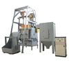 Crawler type small castings aluminum steel surface shot blasting machines for foundry