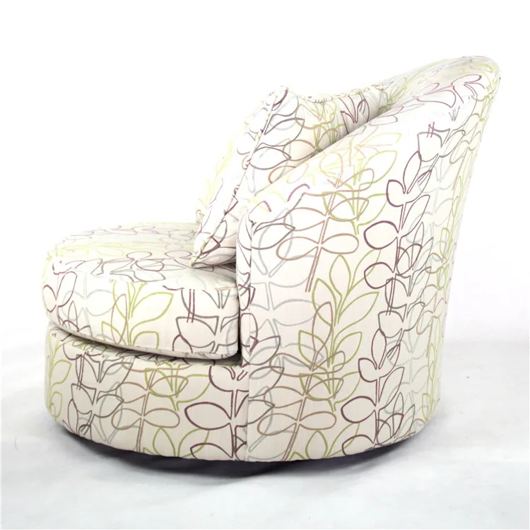 High quality new style cheap armchair cloth pattern best sofa round couch chair