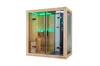 Monalisa Steam Shower Sauna Combos, Portable Steam Sauna, Cedar/Whitewood,Monalisa,CE, RoHS, TUV, M-6035