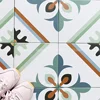 Villa first choice glazed porcelain floor tile factory shower kitchen flower pattern moroccan tiles