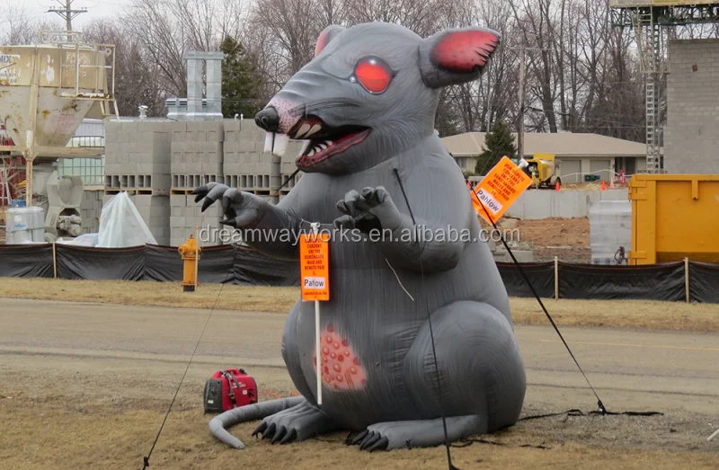 2020 Hot Sale Giant Inflatable Rat,Giant Inflatable Animals For