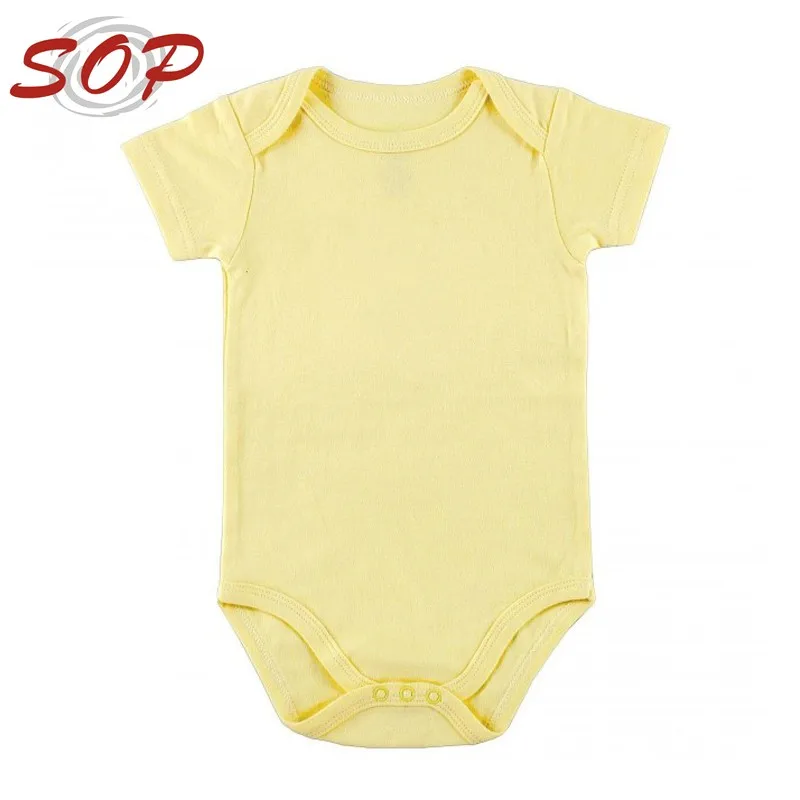 Hot Sale Bamboo Cotton Spandex Fabric Baby Bamboo Romper With Custom ...
