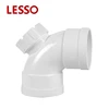 LESSO PVC Drainage Fittings 90 degree Elbow with Cleanout and Plug