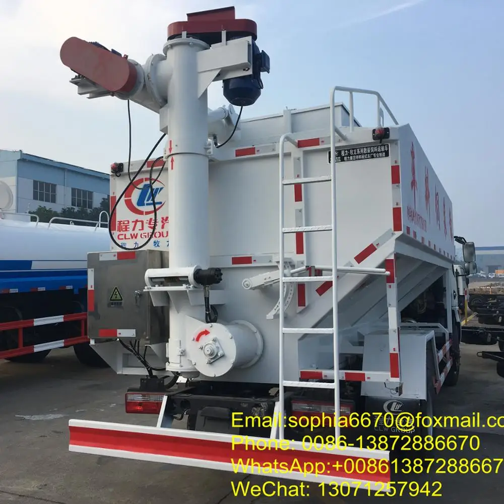 6 Ton Dongfeng 4*2 Bulk Feed Delivery Tanker Truck For Sale Buy