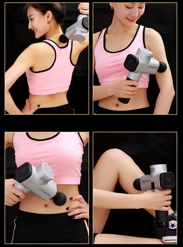 zaiqiang Pro 2 Welcome OEM Massage Gun Machine Sports Fitness Healthy Sports Gifts for Muscle Relax Muscle Massage Hammer
