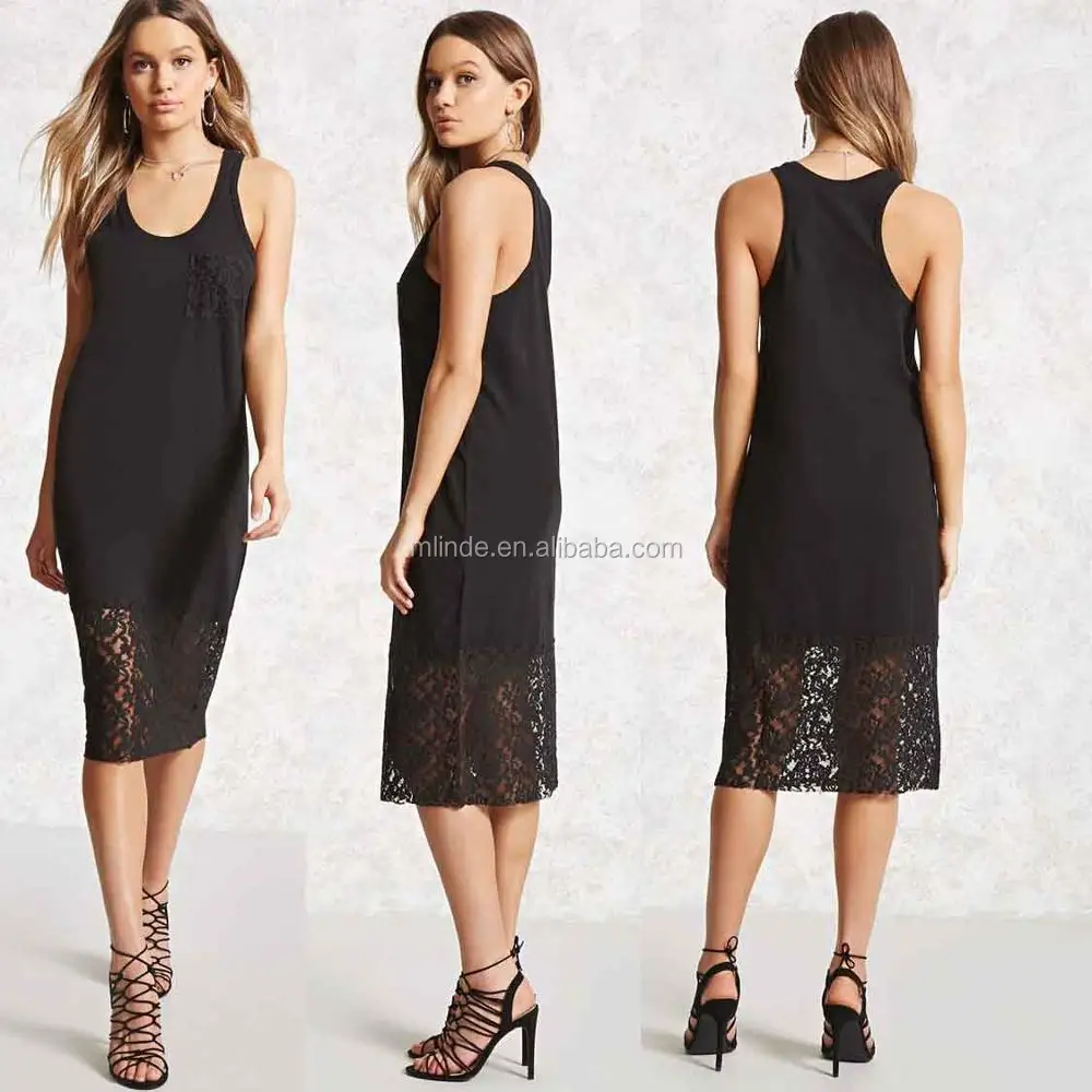 lace tank dress