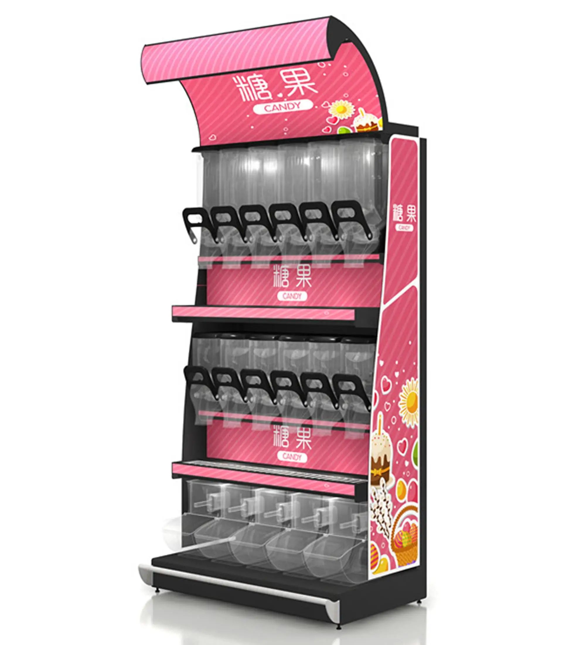 Cookies Display Rack Tabletop Cardboard Display Stands Food Snack Food