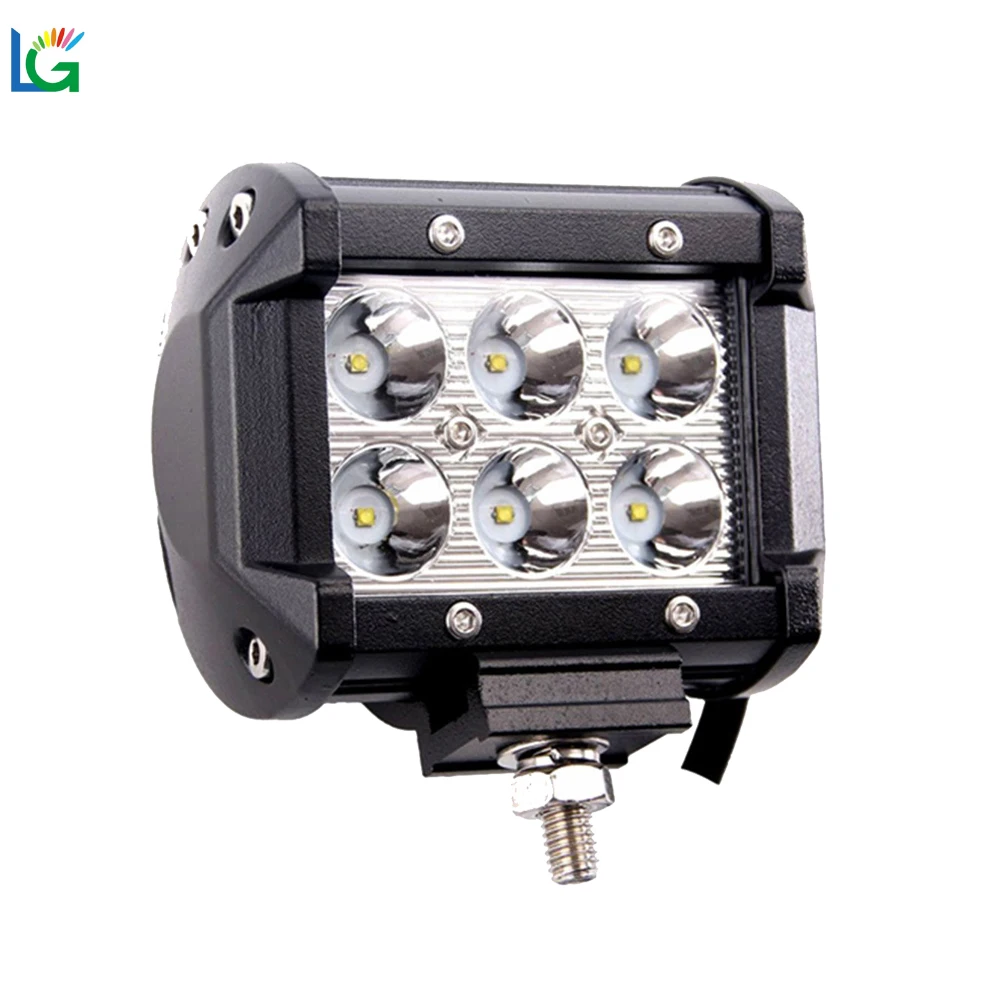 12volt 24v led pot light 4 inch 18W 4x4 Led Car Light, Rigid Led Light bar Off road,auto led light