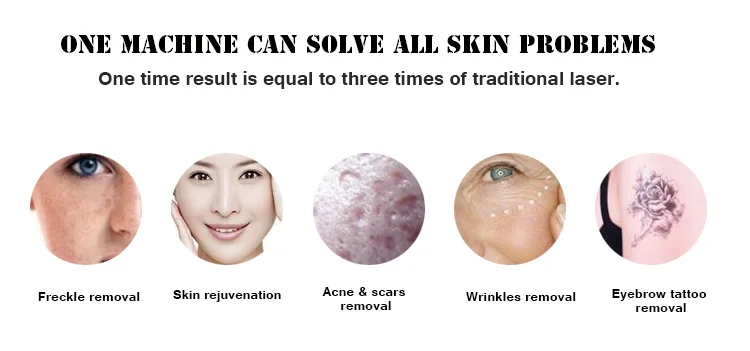 New machine Picosecond laser 755nm PicoSure for Facial Rejuvenation with focus lens array