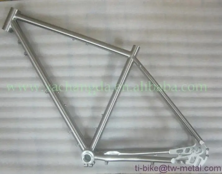 sandblasting bike frame