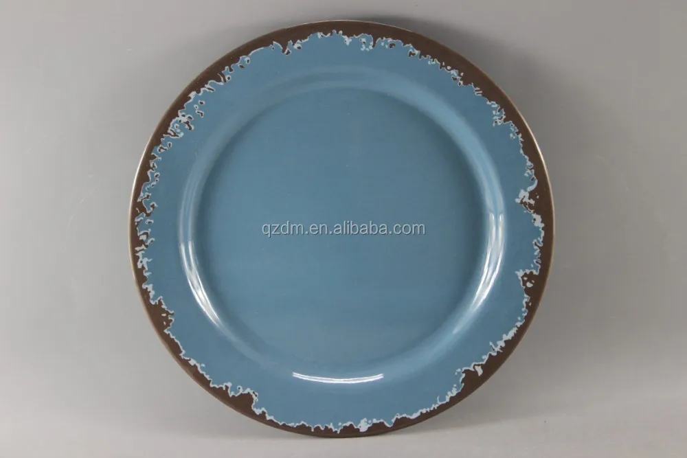 Vintage Style Melamine dinner plate