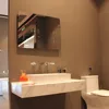 LED android 6 wifi support touch screen mirror , interactive mirror , bathroom smart mirror
