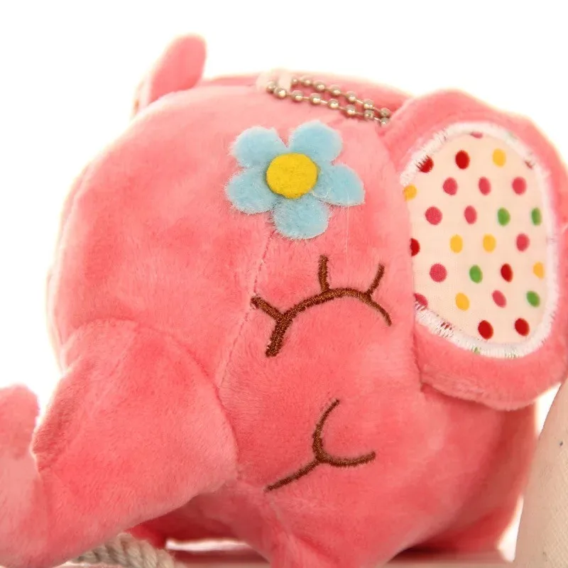 plush elephant keychain