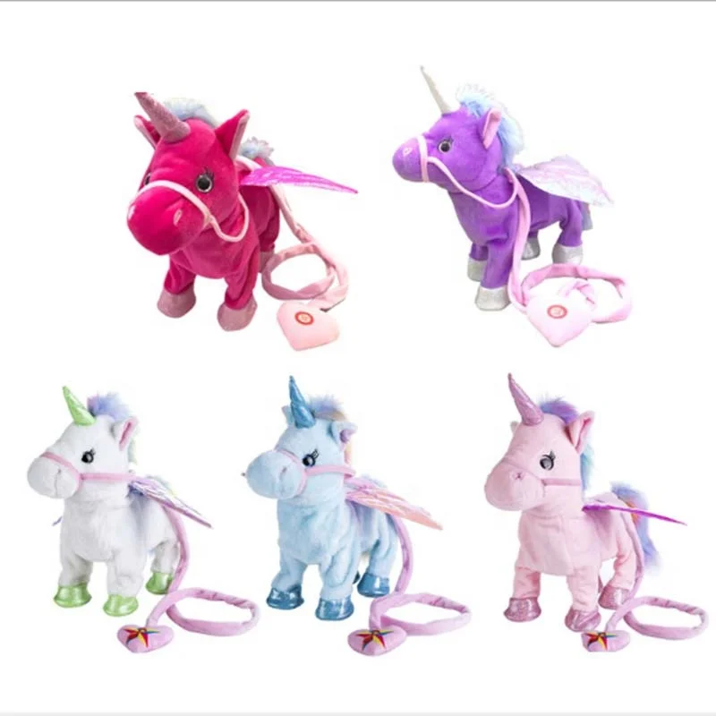 electric walking unicorn toy