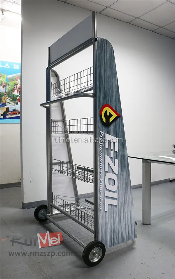 Heavy Duty Metal Display Stand For Lubricant Oil Buy Heavy Duty Metal