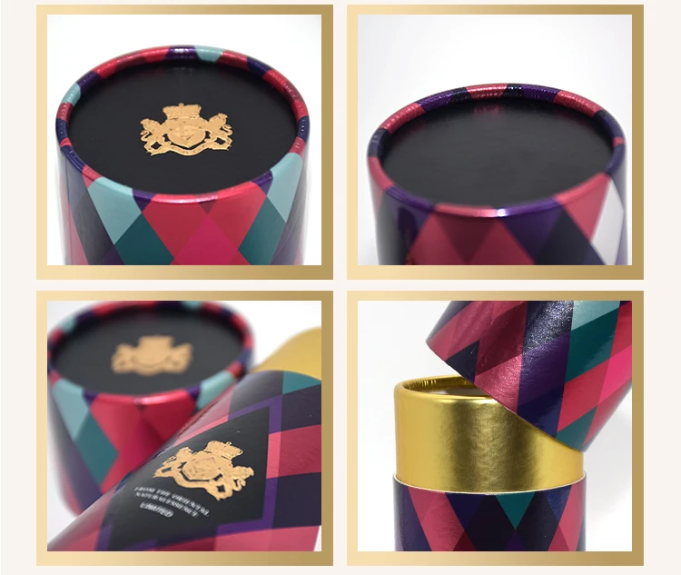 Multi Size Hardcover Tube Round Tube Wine Box Designs,Round Tube Wine