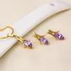 61422 Xuping alibaba website fashion jewelry top design graceful two pieces set with 14k plating