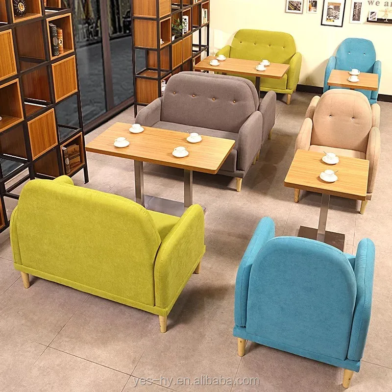 Popular Cafe Sofa Coffee Shop Furniture Table And Chair B06 Buy