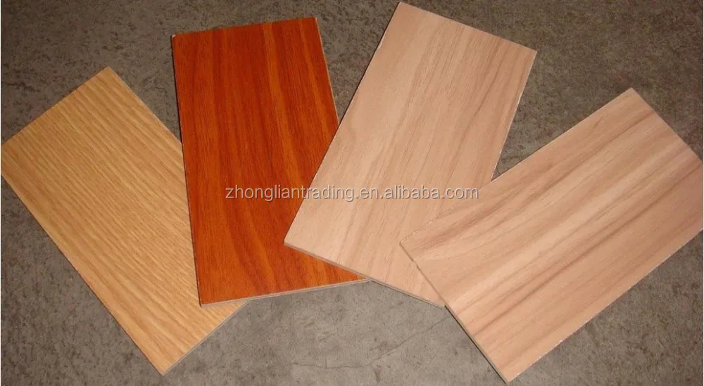 Cheap price waterproof 4mm formica plastic coated pvc coloured plywood sheet manufacturers