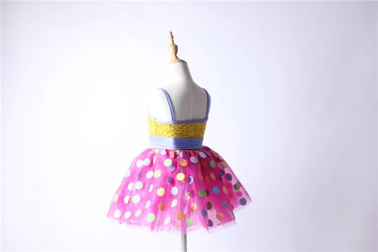 Oct2175 Cheap Princess Sequins Colourful Party Dresses For 6 Year Old