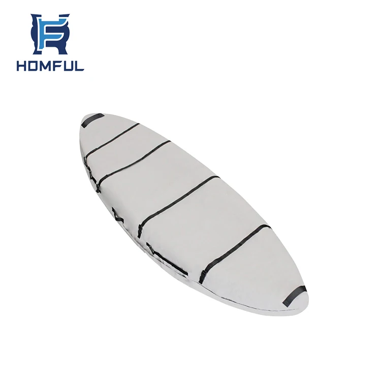 New 300D Polyester Grey Waterproof Canoe Kayak Boat Cover Fits to 16ft Canoes